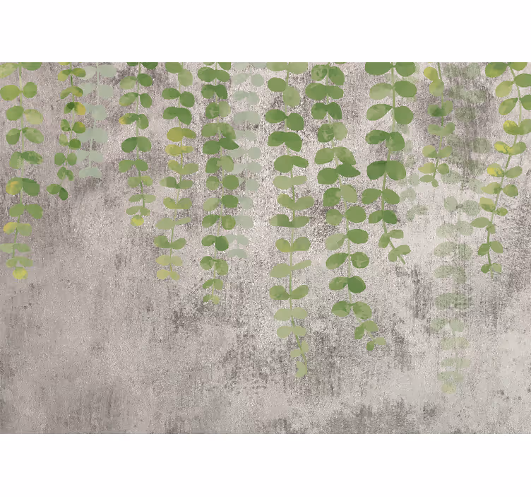 Fotomurali natura design verde pendente - TenStickers