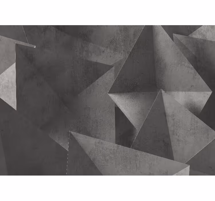 Fotomurale astratto con motivo a forme geometriche - TenStickers