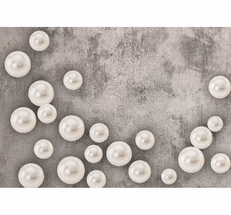 Fotomurali textures composizione di perle delicate - TenStickers