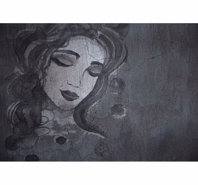 Fotomurale artistico ritratto di donna elegante - TenStickers