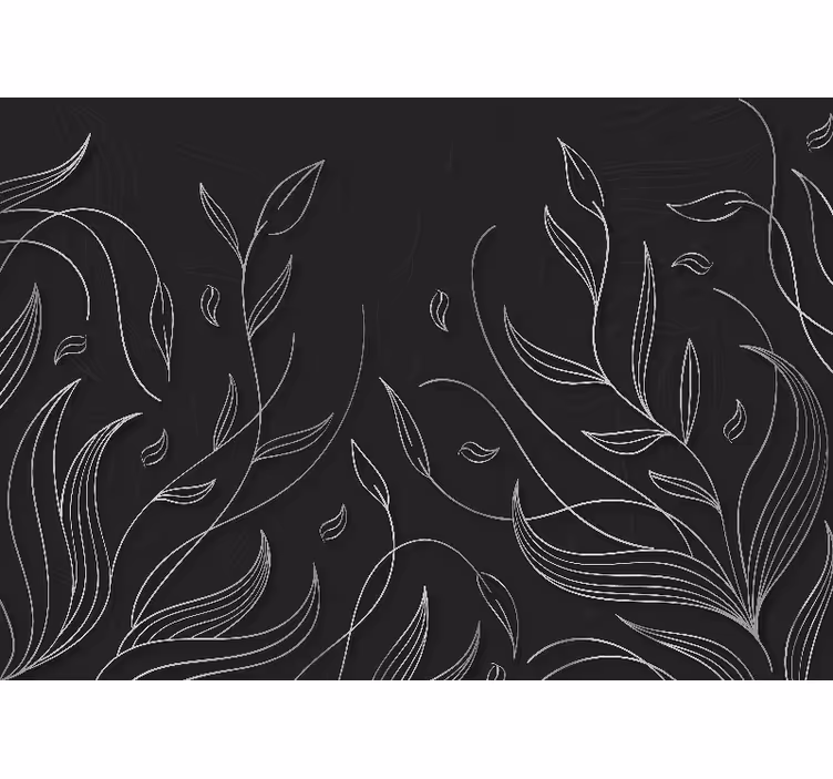 Fotomurali natura motivi di foglie eleganti - TenStickers