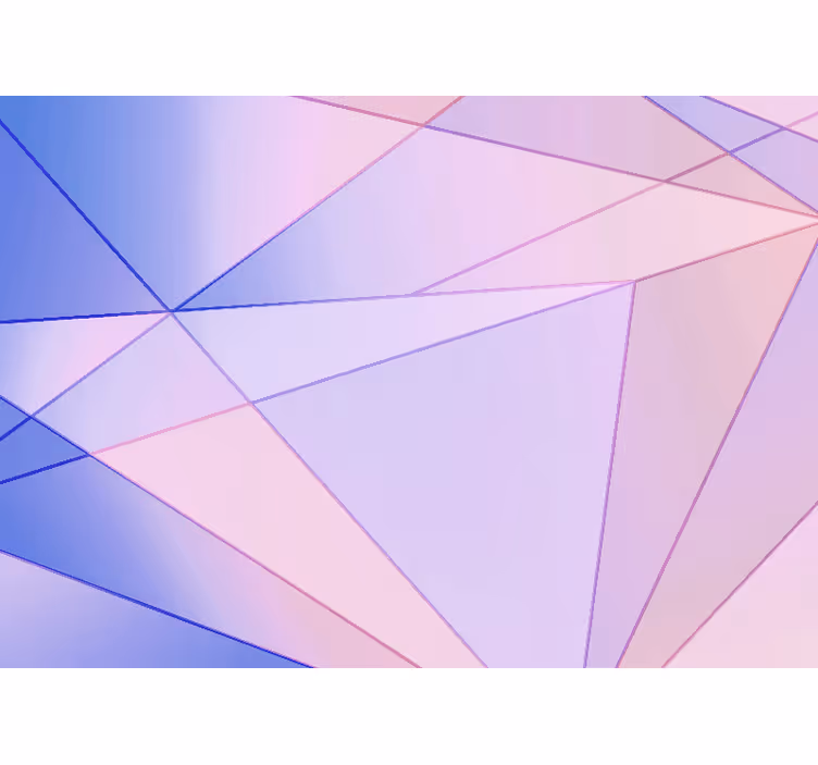 Fotomurale astratto gioco di colori geometrici - TenStickers