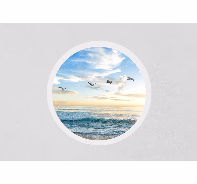 Fotomurali natura vista costiera serene - TenStickers