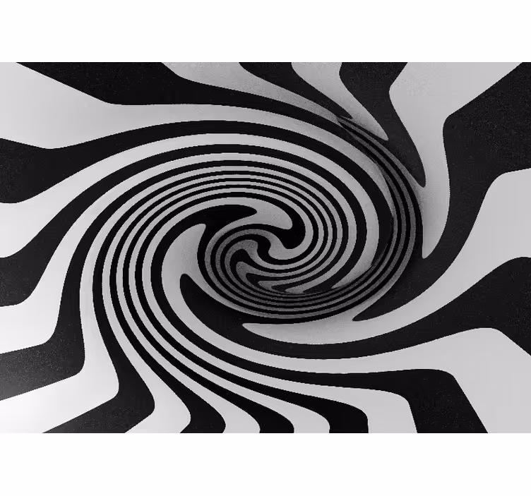 Fotomurale astratto effetto illusione spirale - TenStickers