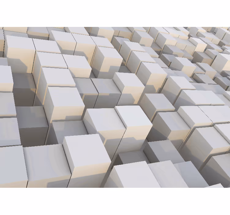 Fotomurale textures design a motivi cubisti - TenStickers