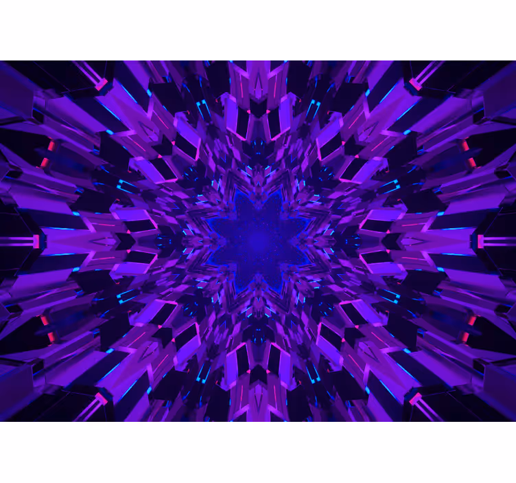 Fotomurale astratto motivo stelle geometriche - TenStickers