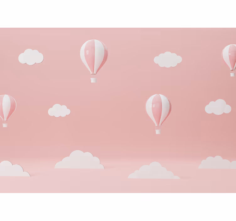 Fotomurale amore palloni colorati nel cielo - TenStickers