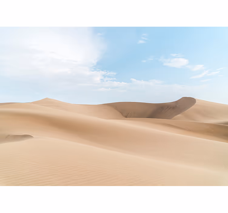 Fotomurale deserto dune di sabbia sereno - TenStickers