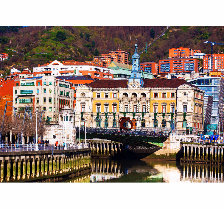 Fotomurale di madrid architettura storica di bilbao - TenStickers