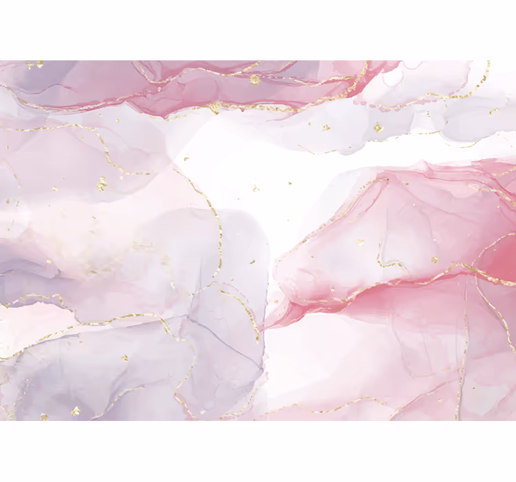Fotomurale astratto vortici rosa delicati - TenStickers