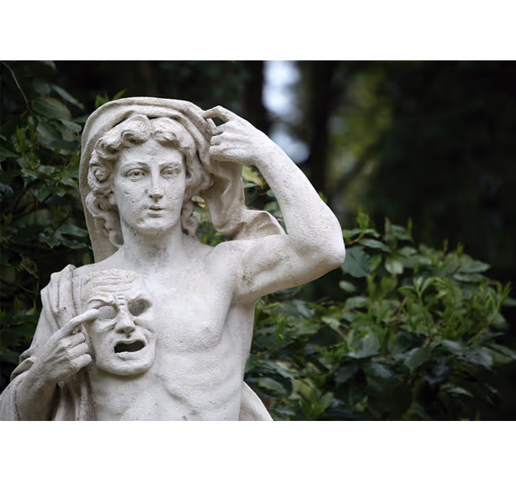 Fotomurale classico esposizione di sculture classiche - TenStickers
