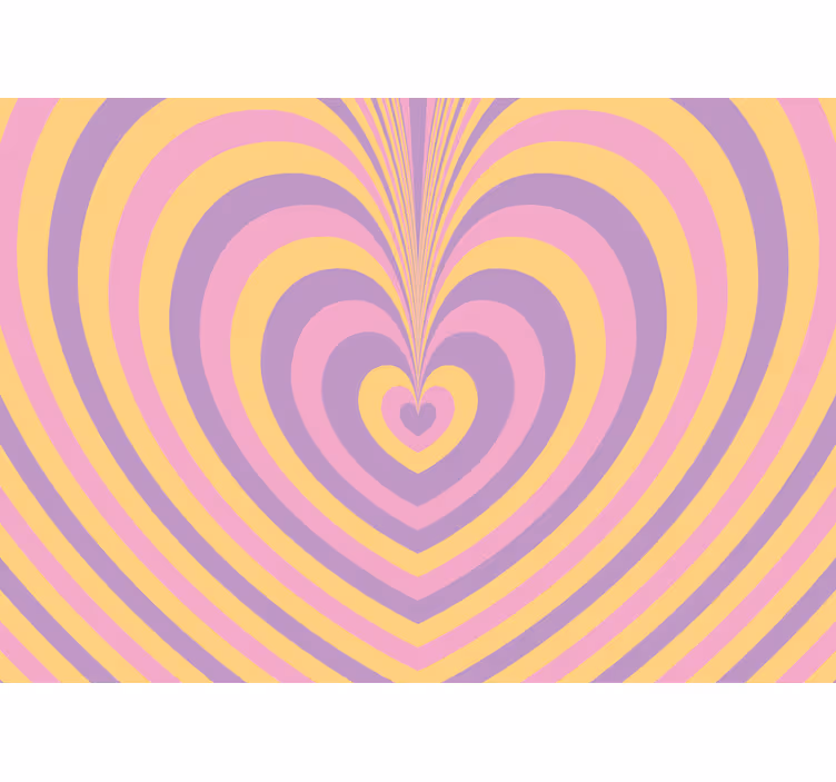 Fotomurale amore design a motivi cuori - TenStickers