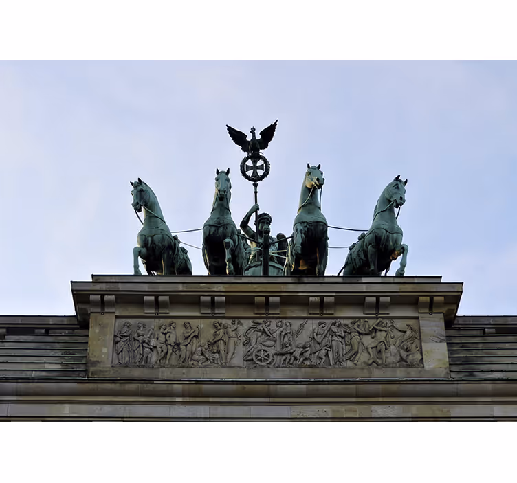 Fotomurale berlino statua della porta di brandeburgo - TenStickers