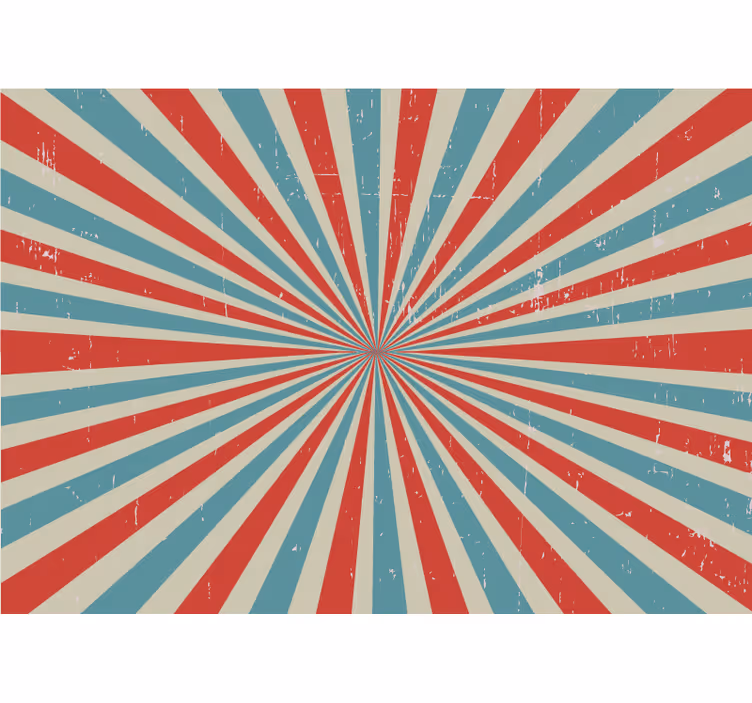 Fotomurale arte urbana esplosione di colore radiale - TenStickers