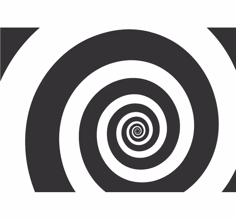 Fotomurale astratto design illusione spirale - TenStickers