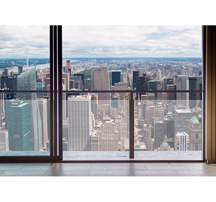 Fotomurale città skyline di new york - TenStickers