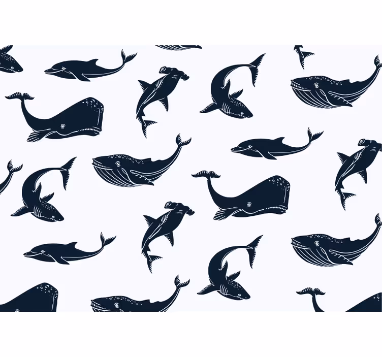 Fotomurale animali motivi vita marina - TenStickers