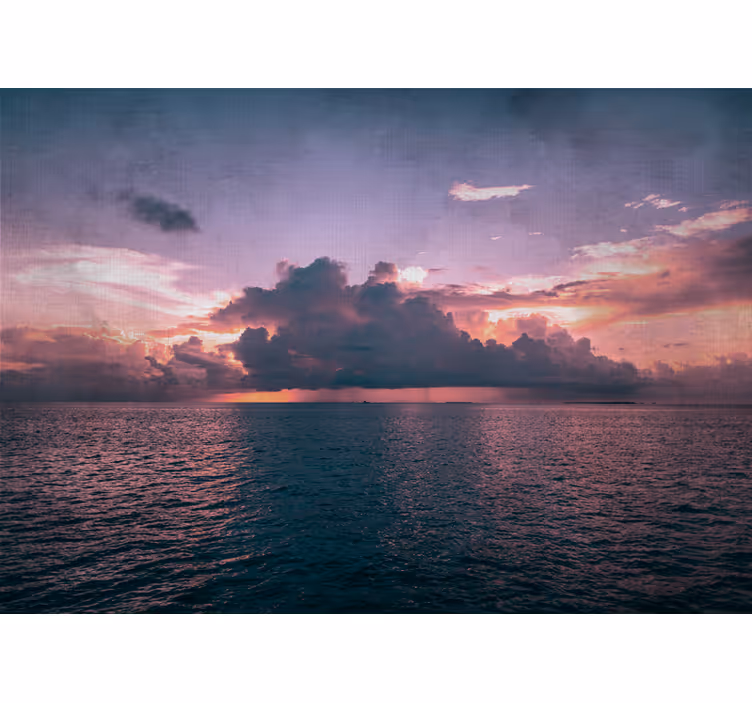 Fotomurale paesaggi oceano dusk tranquillo - TenStickers