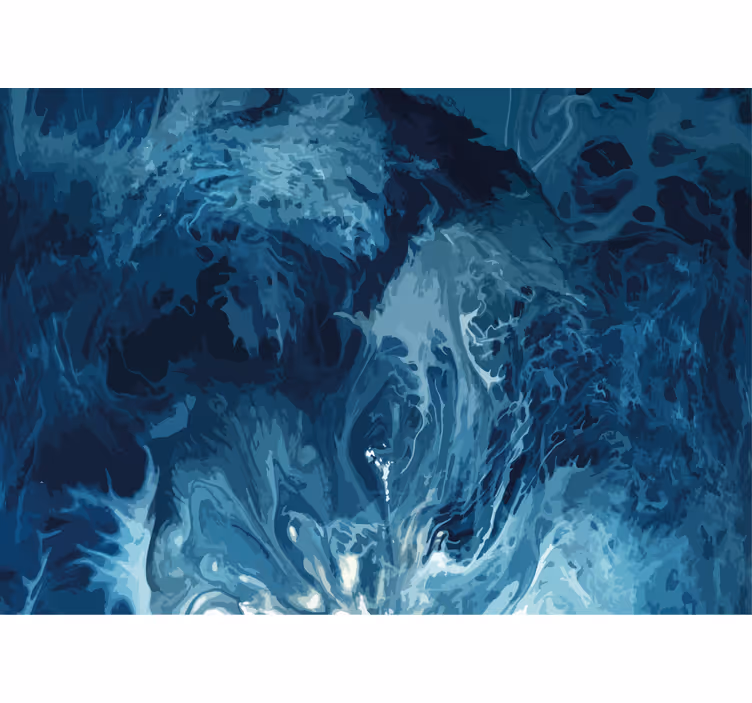 Fotomurale astratto vortice oceano astratto - TenStickers