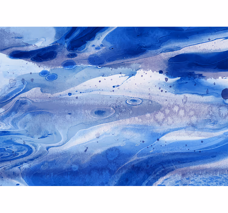 Fotomurale astratto motivi onde oceaniche - TenStickers
