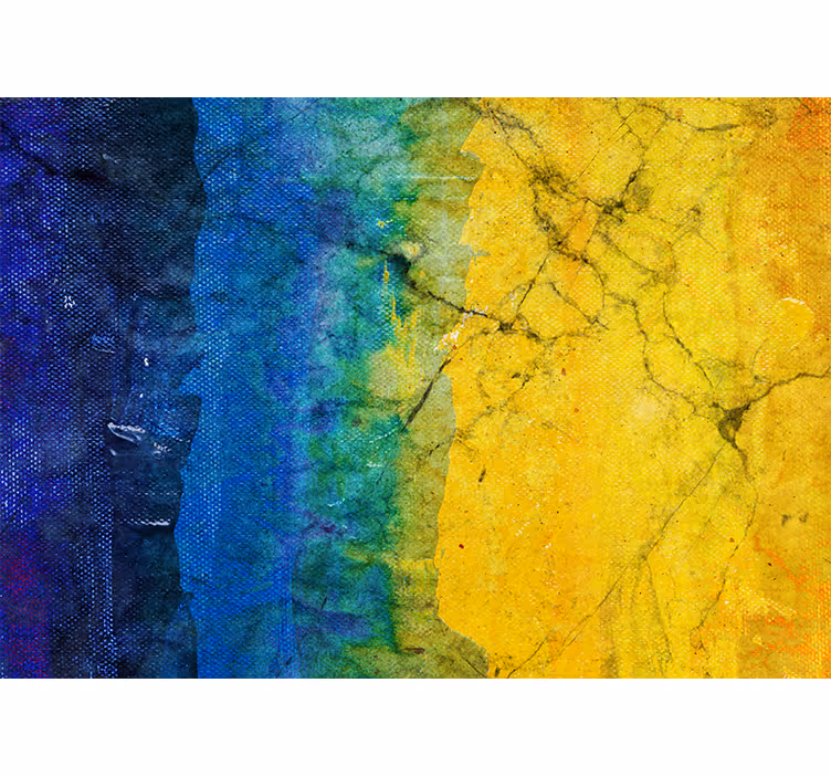 Fotomurale astratto sfumature di colore vibranti - TenStickers