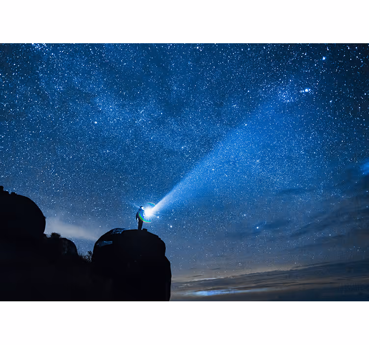 Fotomurale spaziale esplorazione del cielo stellato - TenStickers