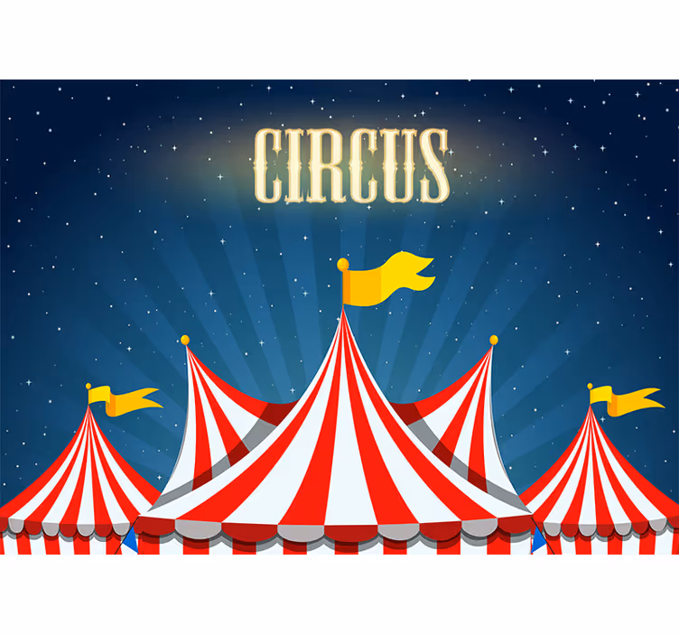 Fotomurale amore gioco da circo - TenStickers