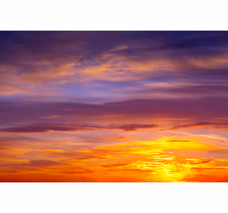 Fotomurale cielo vista del tramonto maestoso - TenStickers