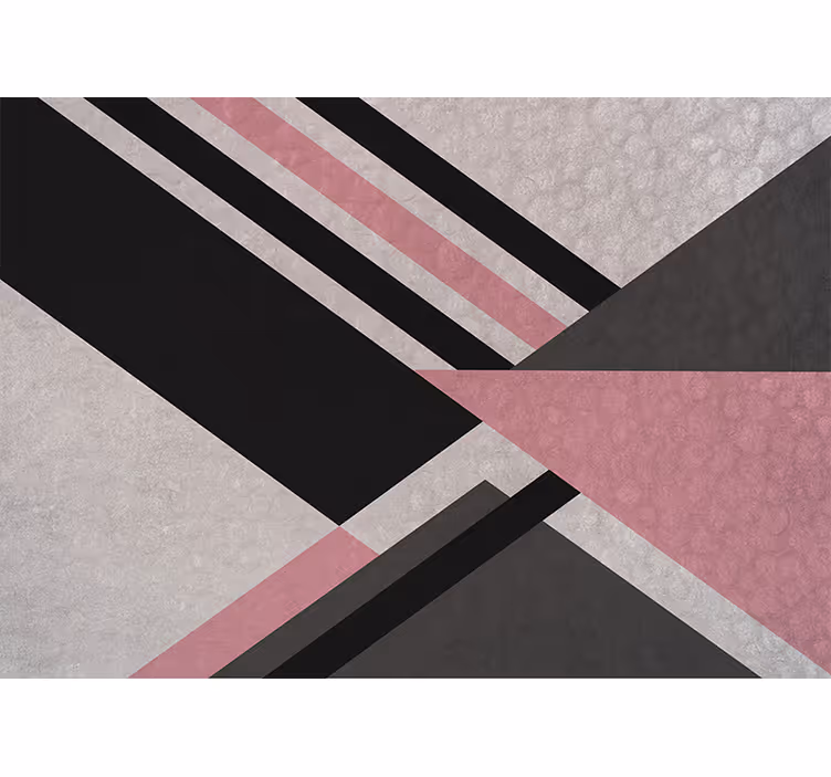 Fotomurale astratto blocchi di colore diagonali - TenStickers