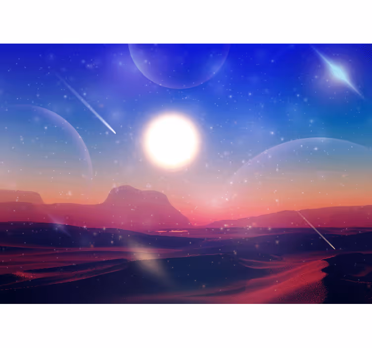 Fotomurale spaziale mondo dei sogni celesti - TenStickers
