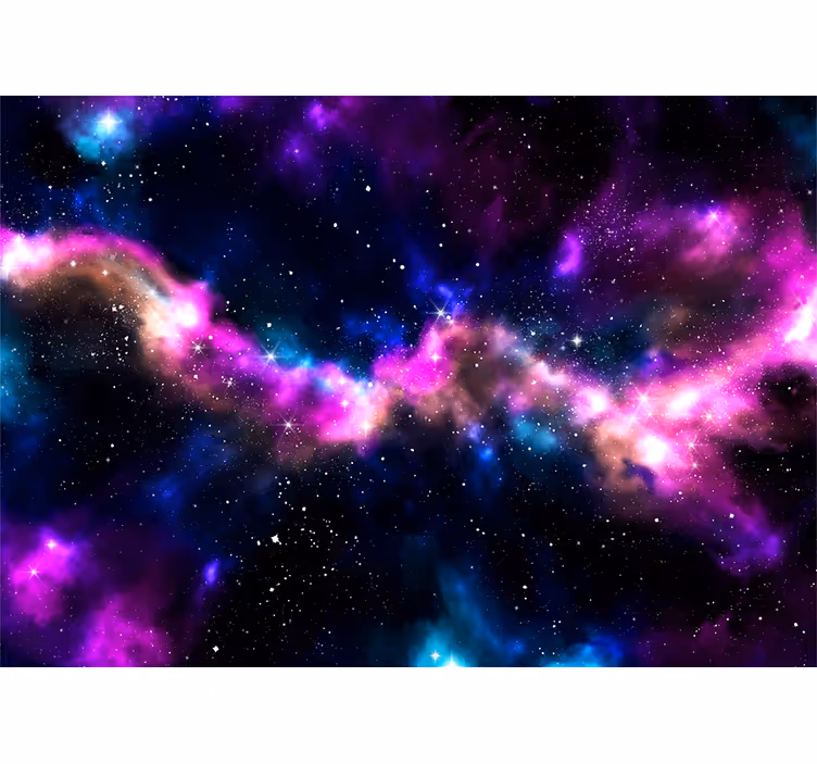 Fotomurale spaziale paesaggio della nebulosa cosmica - TenStickers