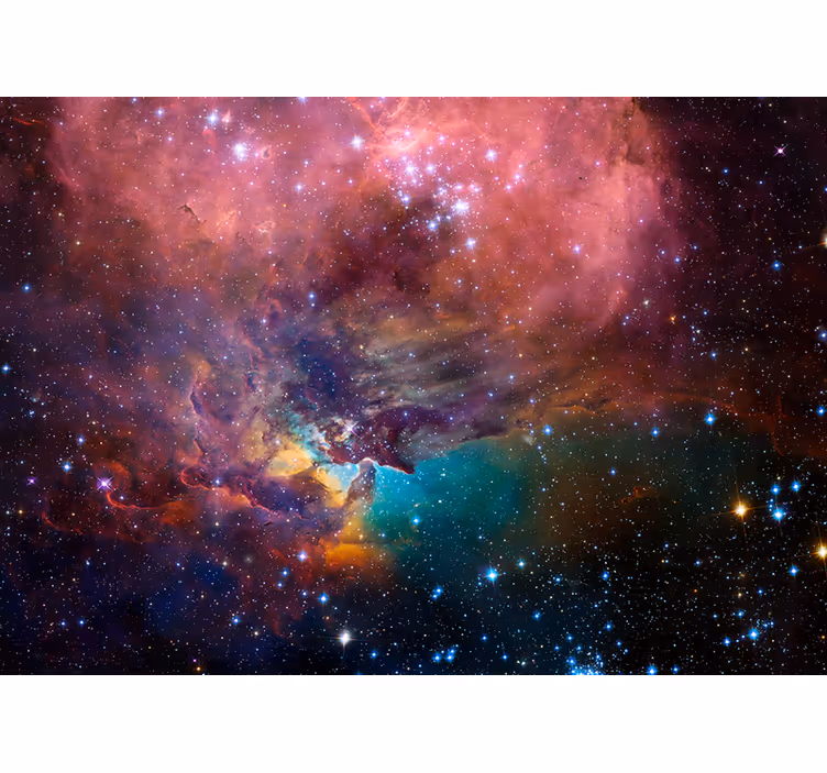 Fotomurale spaziale scena di nebulosa cosmica - TenStickers