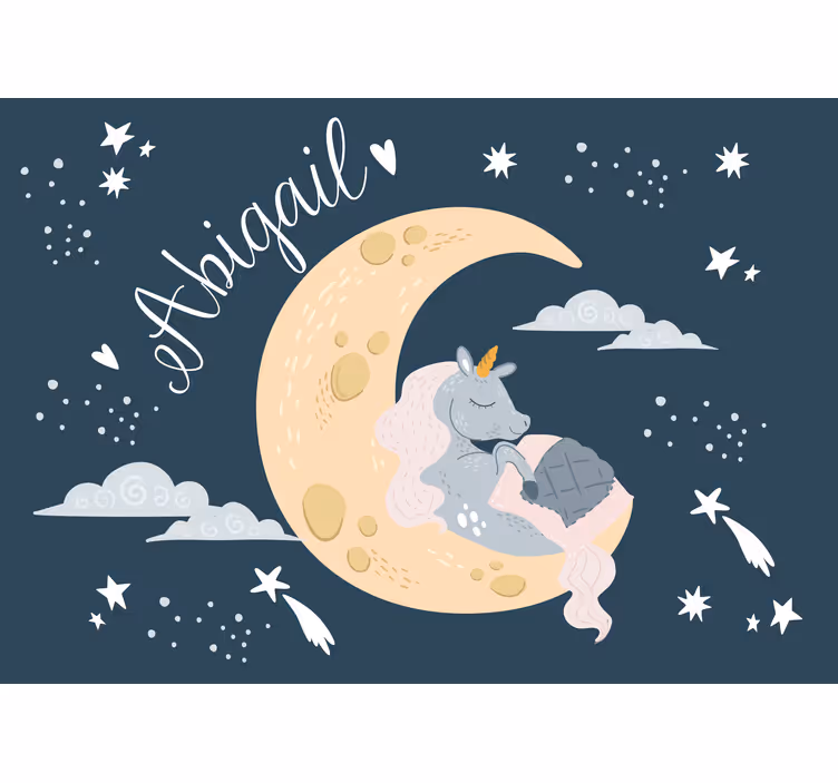 Fotomurale cameretta unicorno dei sogni - TenStickers