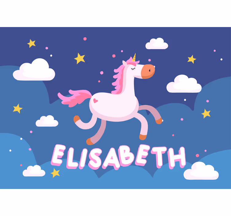 Fotomurale animali paesaggio onirico unicorni - TenStickers