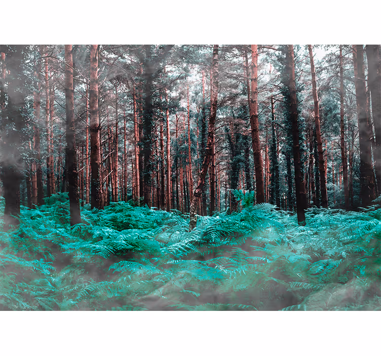 Fotomurali natura selva verde lussureggiante - TenStickers