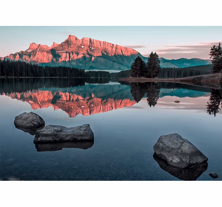 Fotomurale paesaggi eco di montagna - TenStickers