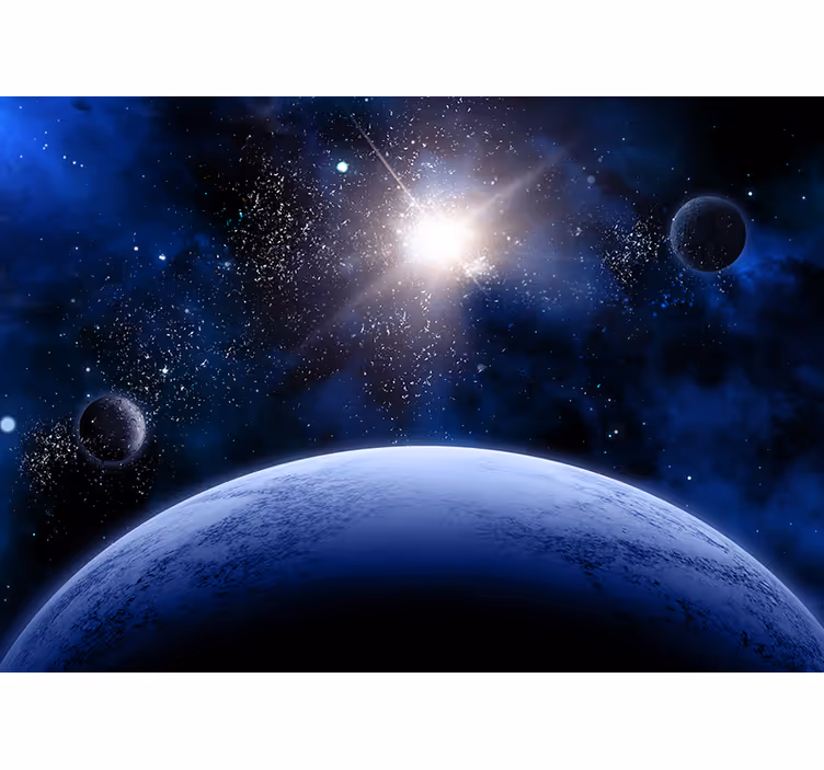 Fotomurale spaziale prospettiva orbitale celestiale - TenStickers