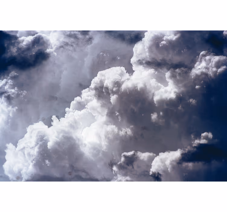 Fotomurale cielo paesaggio nuvoloso drammatico - TenStickers