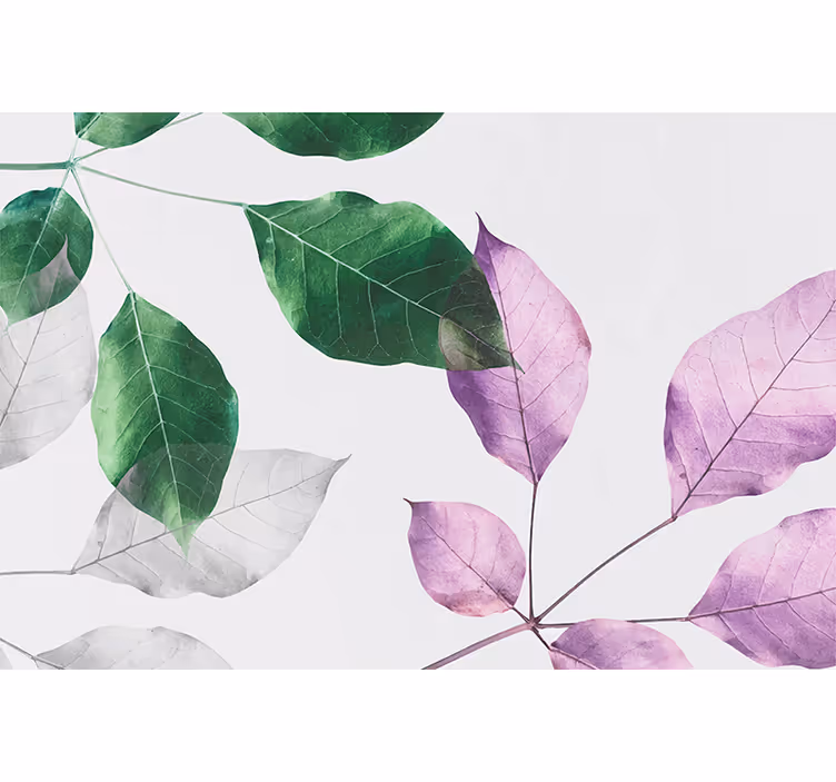 Fotomurali natura accenti botanici fogliosi - TenStickers