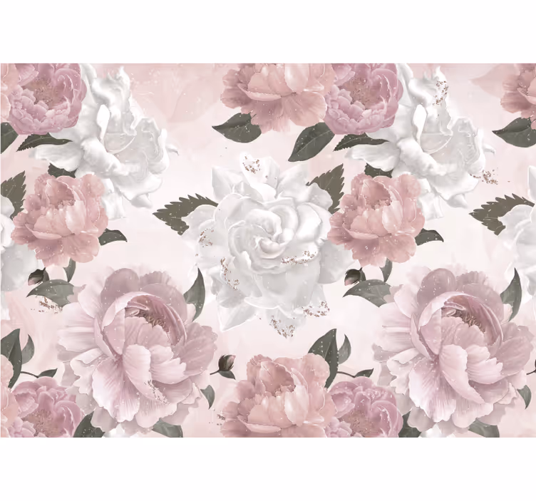 Fotomurale fiori composizione botanica elegante - TenStickers