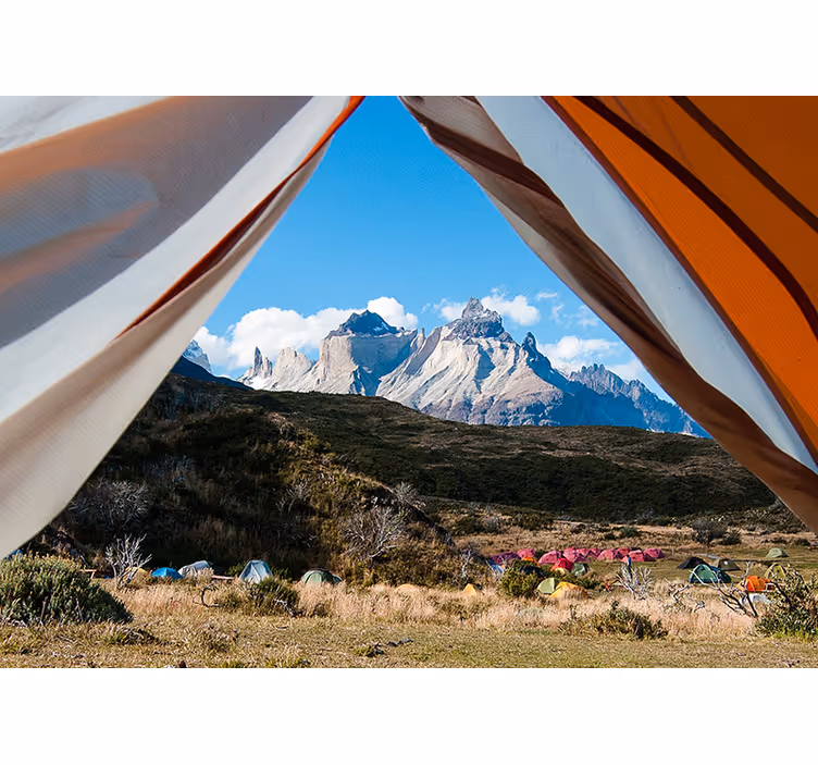 Fotomurale paesaggi vista montagna canvas - TenStickers