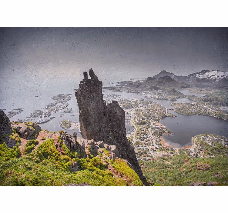 Fotomurale paesaggi formazione rocciosa maestosa - TenStickers
