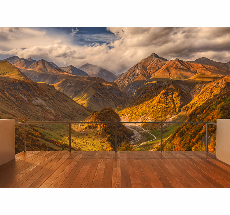 Fotomurale paesaggi vista montagna regale - TenStickers