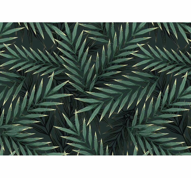 Fotomurali natura foliame verde vivo - TenStickers