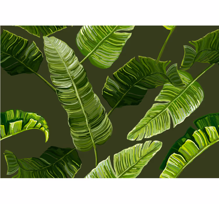 Carta da parati natura foliage verde lussureggiante - TenStickers