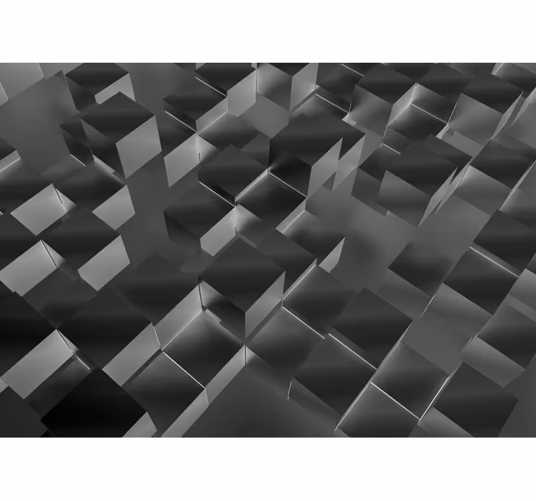 Fotomurale textures cubi tridimensionali - TenStickers