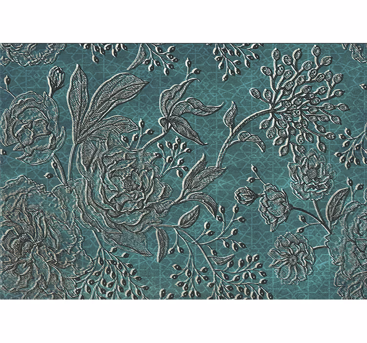 Fotomurale fiori design floreale intricato - TenStickers
