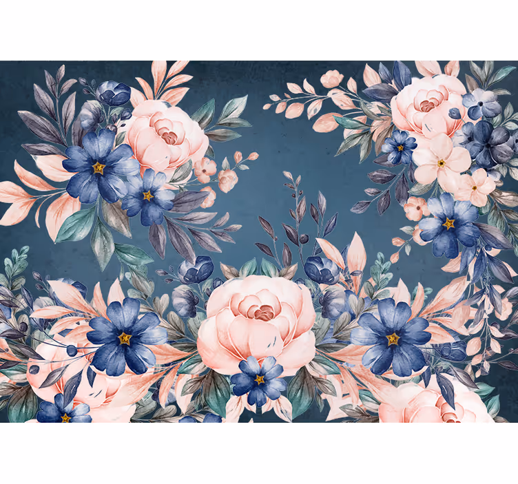 Fotomurale fiori composizione floreale romantica - TenStickers