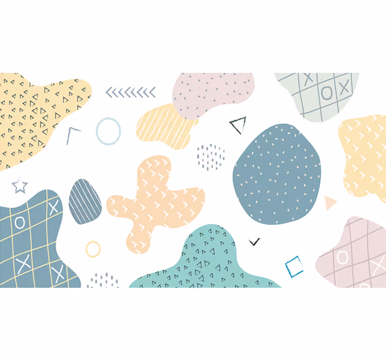 Fotomurale textures forme astratte - TenStickers