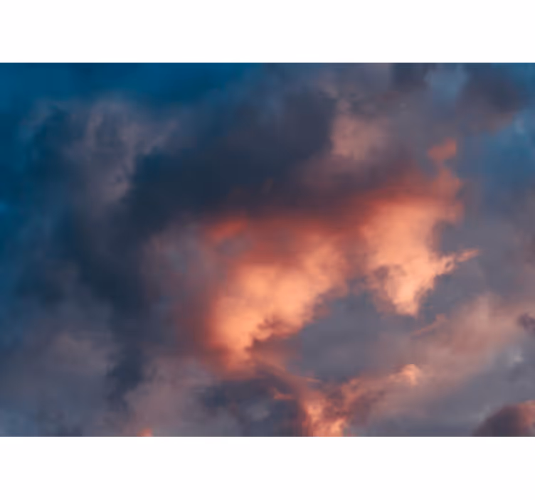 Fotomurale cielo paesaggio nuvoloso mozzafiato - TenStickers